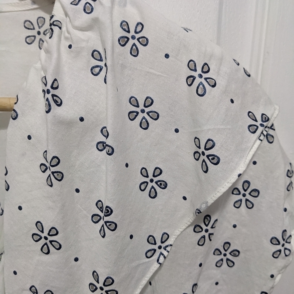 Zara | Eyelet Ruffle Wrap Top - Picture 5 of 10